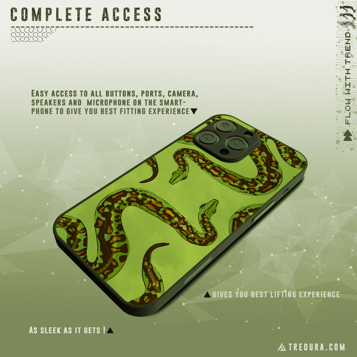 Green python (Glass)