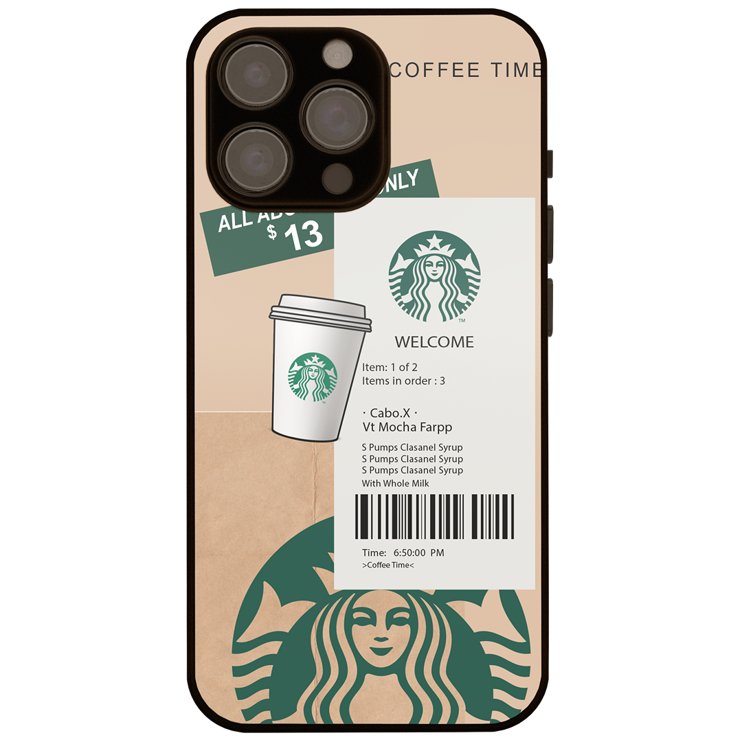 Starbucks bill pattern (Glass)